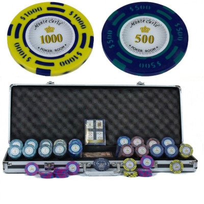 Набор для покера Monte Carlo на 500 фишек
